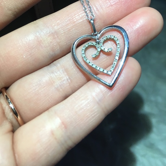 Zales Double Heart Necklace - Picture 7 of 7